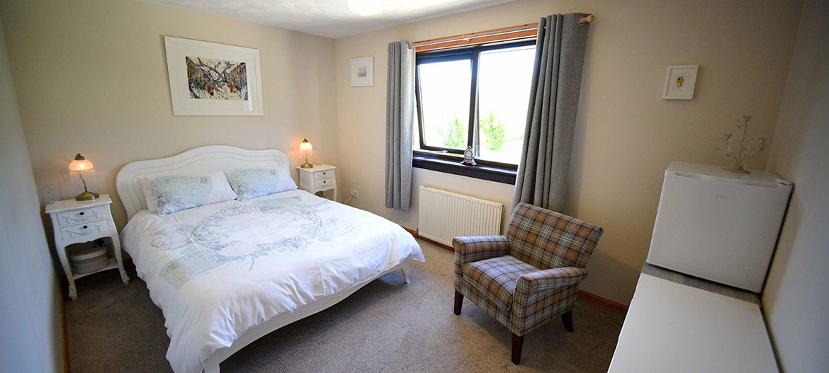 Gairloch View Bed and Breakfast contains a King Size Double bed with all bedding and linen provided