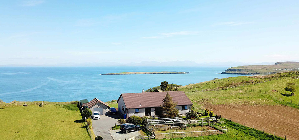 Gairloch View Bed and Breakfast is a sea view accommodation located near Staffin on the Isle of Skye
